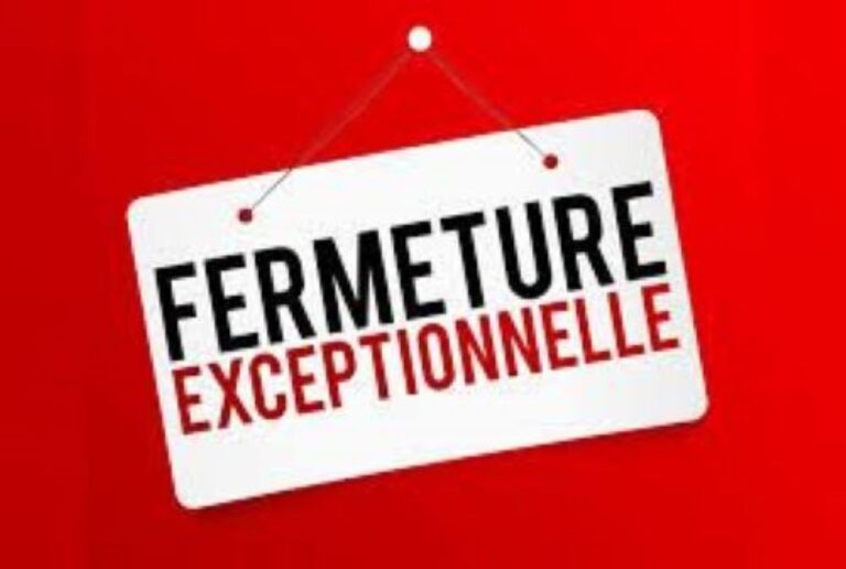 CCDB : FERMETURE EXCEPTIONNELLE Jeudi 23 janvier de 8h30 à 12h00